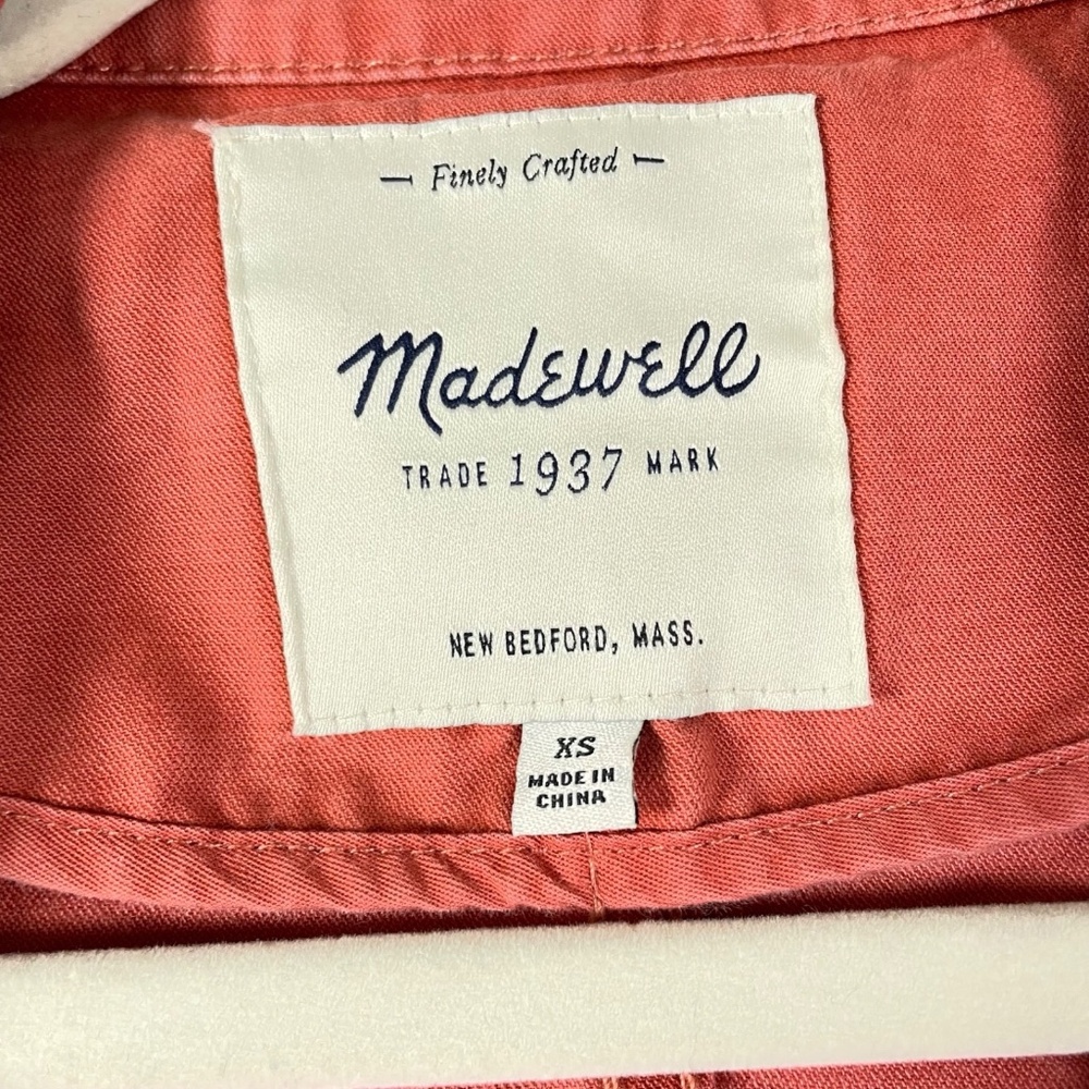 Madewell Prospect Jacket Women XS Spiced Rose Fall Layer - Picture 6 of 12